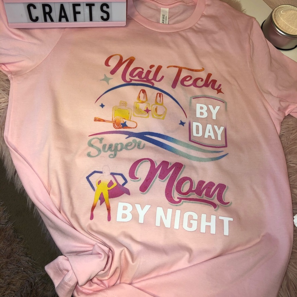 T-shirt NAIL TECH DESING